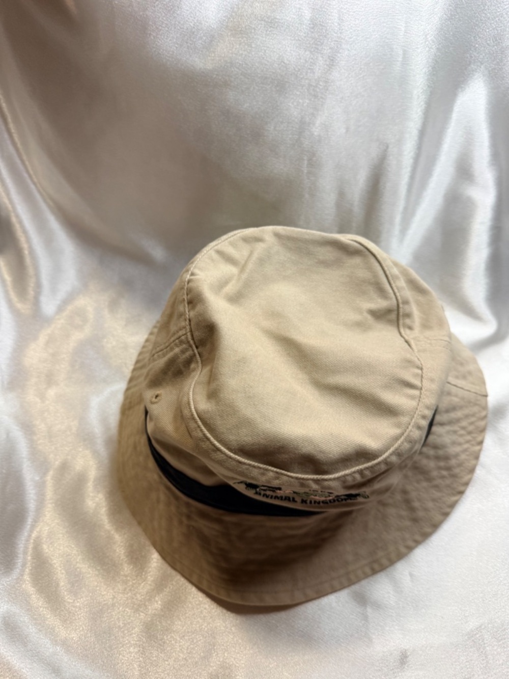 Vintage Disney Animal Kingdom Mickey Minnie Safari Bucket Hat Adult Tan - Picture 5 of 5